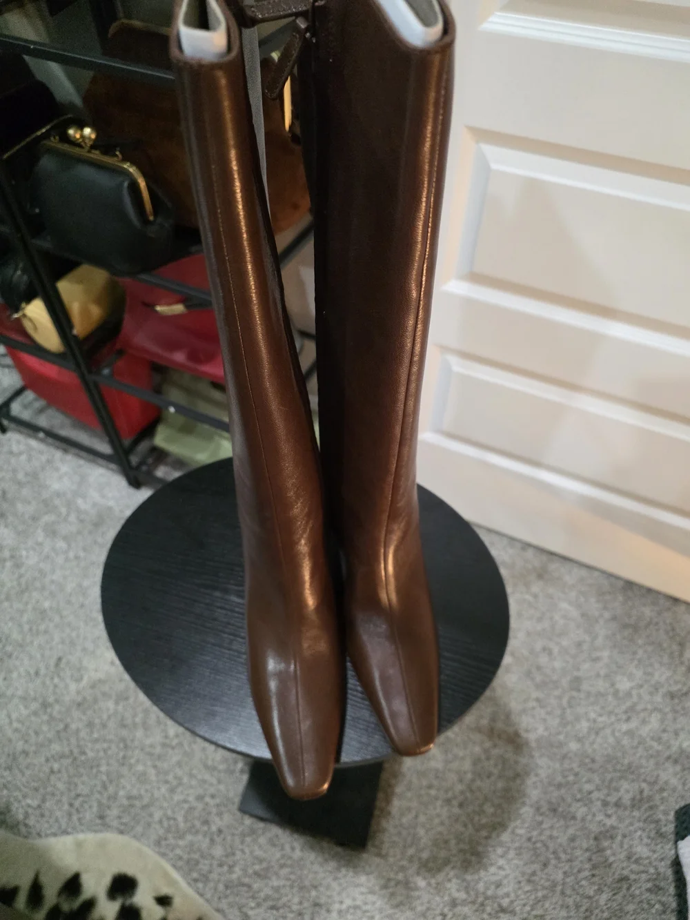 New Tory Burch Brown Leather Knee-High Boots